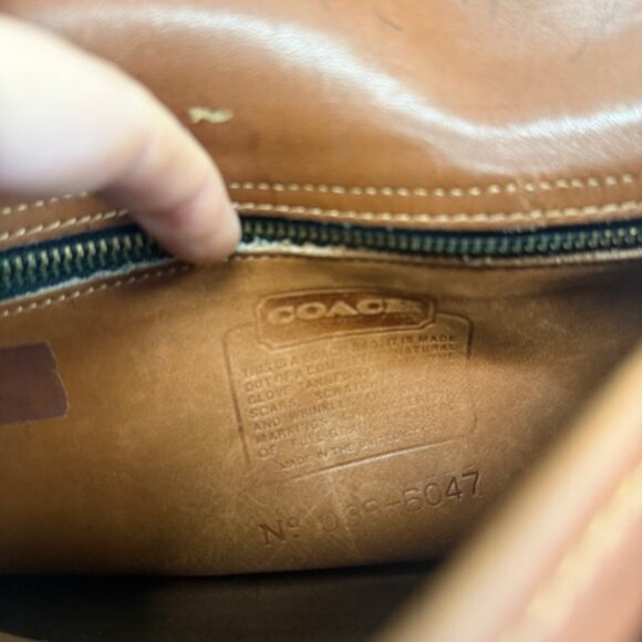 COACH VINTAGE BAG #5047 PRE OWN  BROWN COLOR - Picture 9 of 9